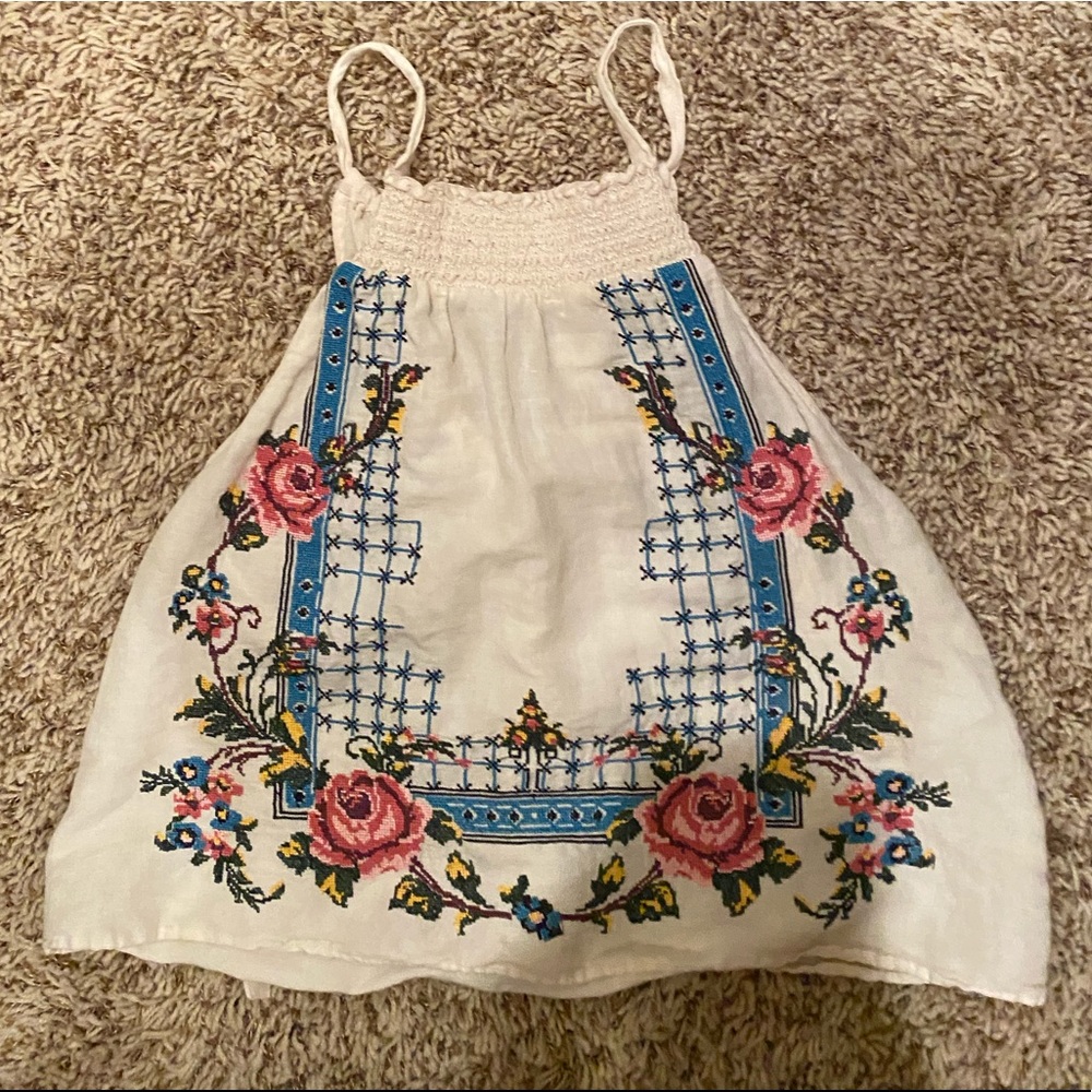 free people tie tank